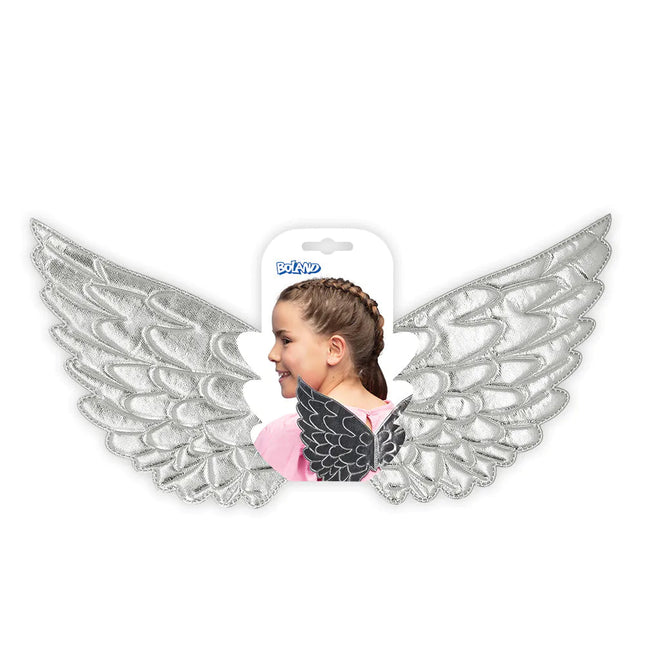 Engel Vleugels Zilver 45cm van Boland koop je bij Partywinkel