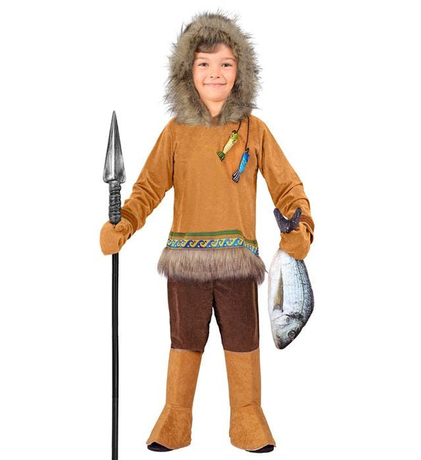 Eskimo Kostuum Bruin van Widmann koop je bij Partywinkel