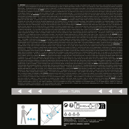 Euro'S Confetti Kanon 40cm van Fiestas Guirca koop je bij Partywinkel