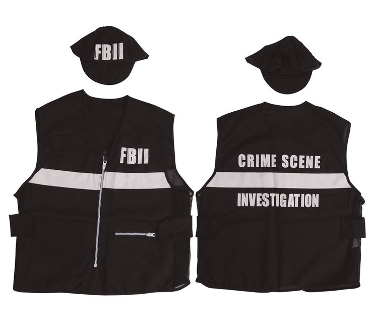Fbi Vest en Pet van Fiestas Guirca koop je bij Partywinkel