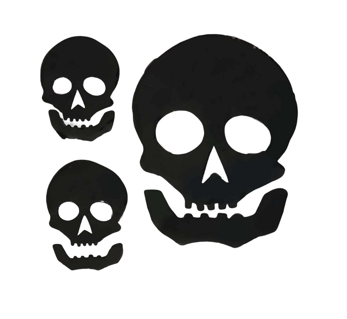 Halloween Fönsterdekoration Dödskalle 25cm