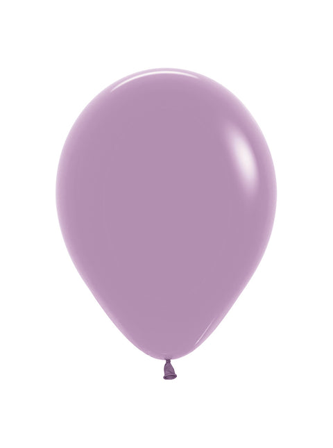 Ballonger Pastell Dusk Lavendel 23cm 50st