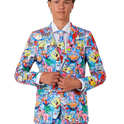 SpongeBob Frenzy Kostym Pojke Tonåring <tc>OppoSuits</tc>