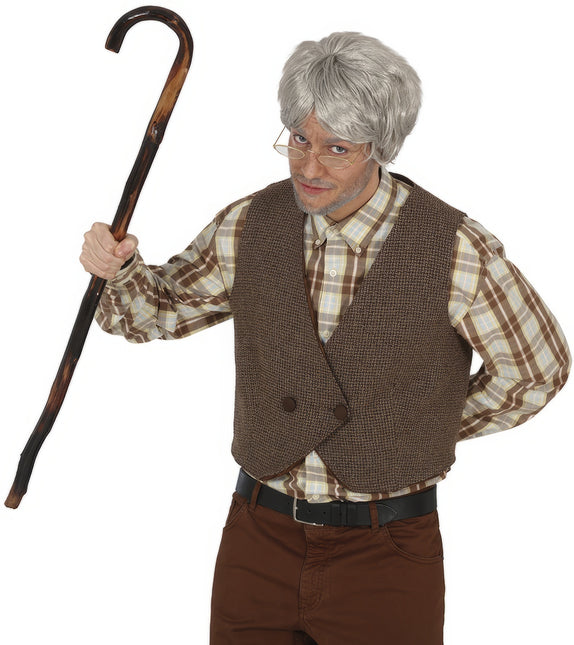 Brun promenadkäpp 95cm