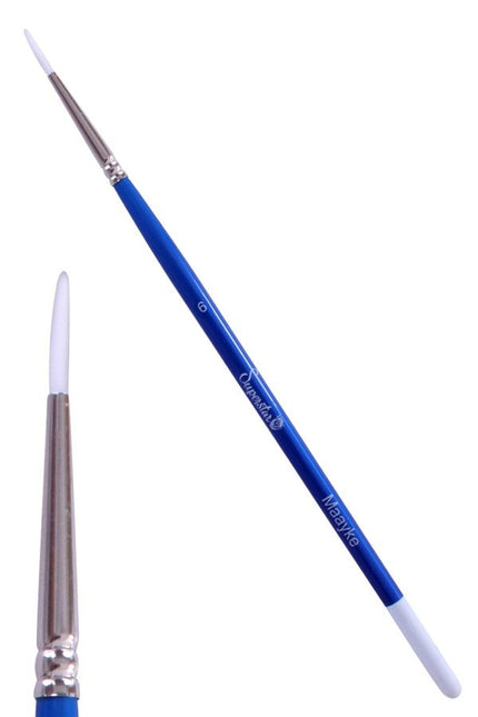 Blå Schmink Pensel Rund Nr.6