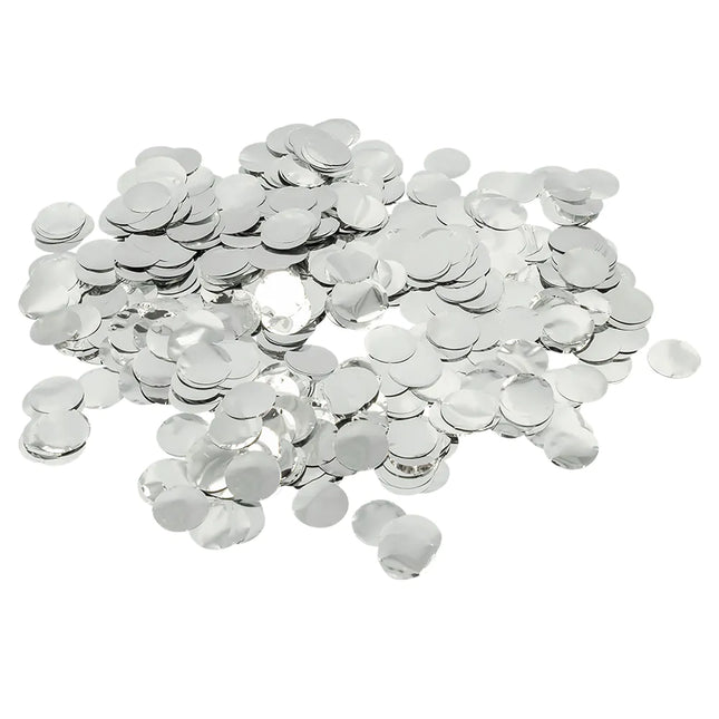 Silver konfettipåse metallic 30g