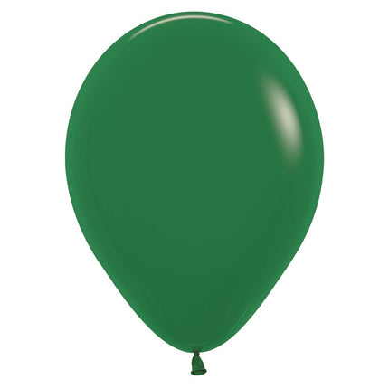 Ballonger Skogsgrön 23cm 50st