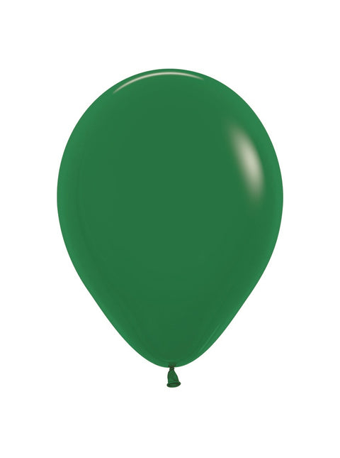 Ballonger Skogsgrön 23cm 50st