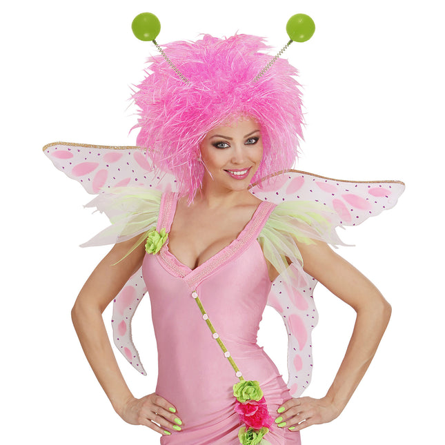 Pannband Grön antenn