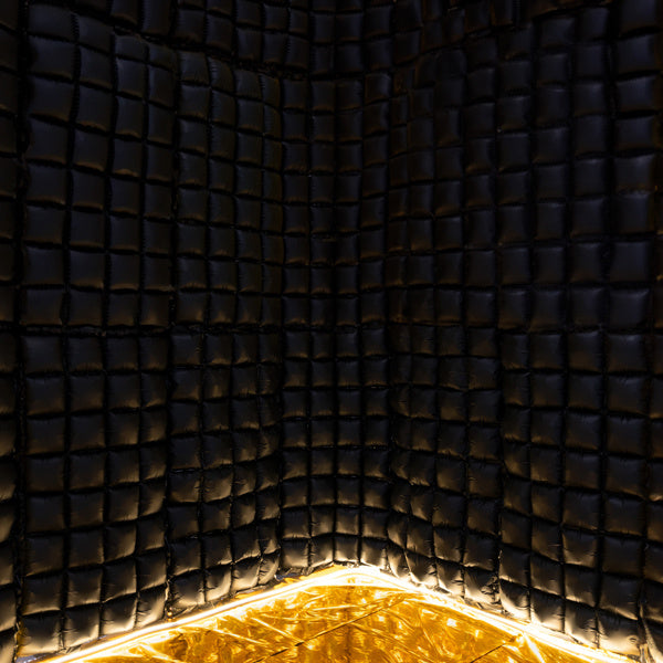 Svarta ballonger vägg 1,43m