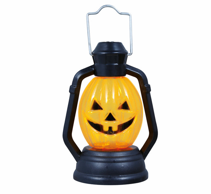 Halloween bordsdekoration pumpa lykta 10cm