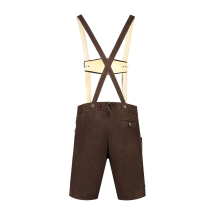 Mörkbruna läderbyxor för män