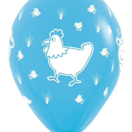 Ballonger Bondgårdsdjur Mix 30cm 25st