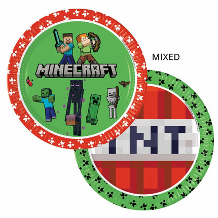 Minecraft Tallrikar 23cm 8st