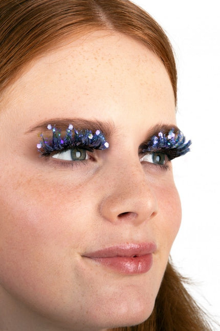 PXP Fake Lashes Glitter UV Blå Calypso