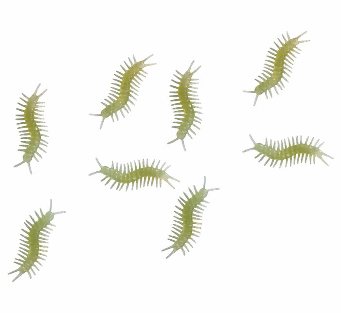 Bordsdekoration Tusenfotingar Glow In The Dark 6cm 8st