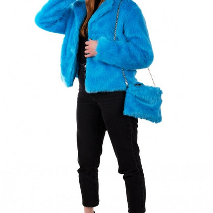 Pannband plysch blå