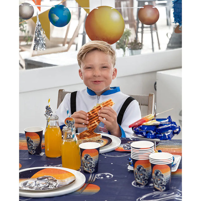 Space Party Bordsduk Papper 1,8 m