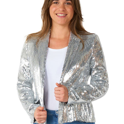 Paillet Silver Blazer Ladies <tc>Suitmeister</tc>