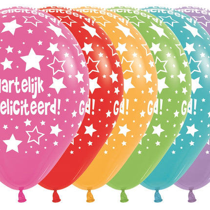 Ballonger Happy Birthday Mix 30cm 25st