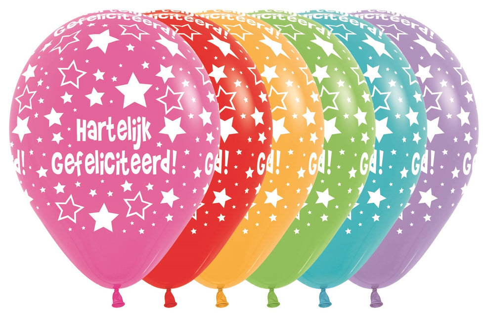 Ballonger Happy Birthday Mix 30cm 25st