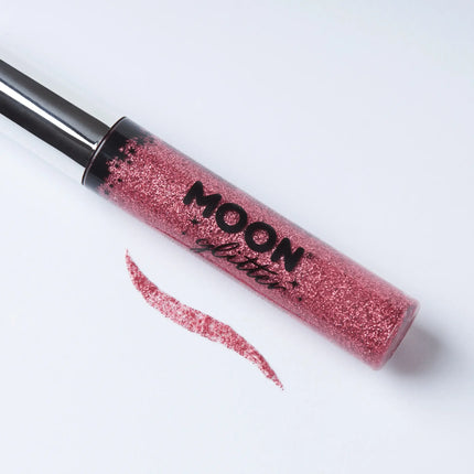Moon Glitter Holografisk Glitter Eye Liner Rosa 10ml