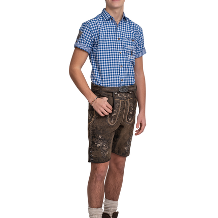 Lederhose Brun Kort Vintage för män