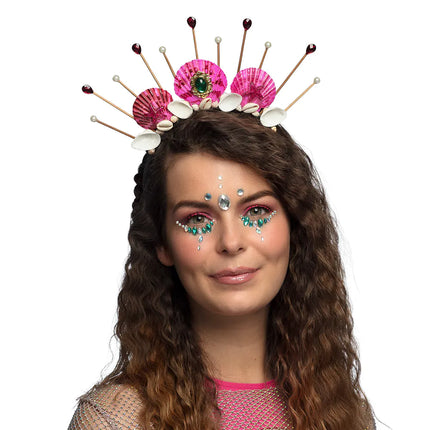 Sjöjungfru hårband snäckor