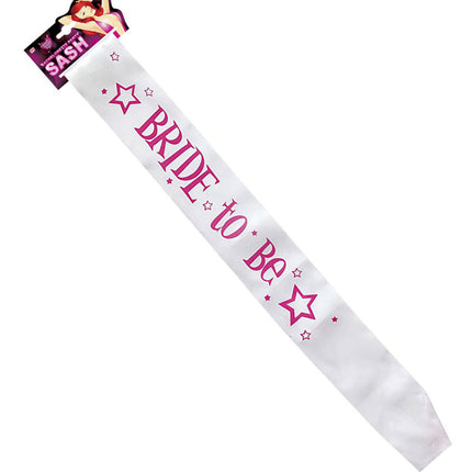 Vit rosa skärp blivande brud