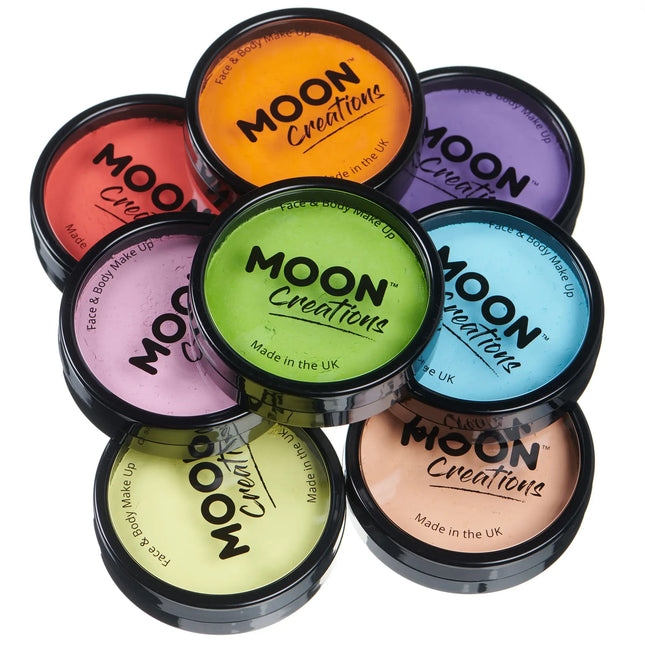 <tc>Moon Creations</tc> Pro Face Paint Cake Pots Ljusgrön 36g