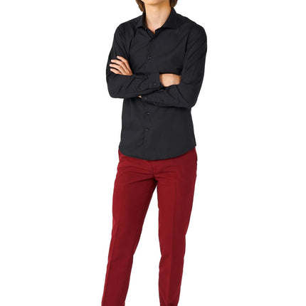 Svart skjorta pojke tonåring <tc>OppoSuits</tc>