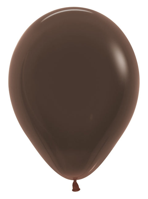 Ballonger Chokladbrun 30cm 50st