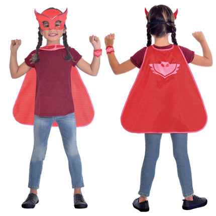 Barndräkt PJ Masks Owlette Cape Set 4/8 år