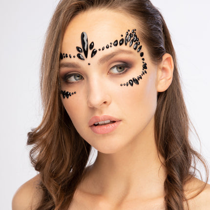 Moon Terror Halloween Ansiktssmycken Feisty Feline