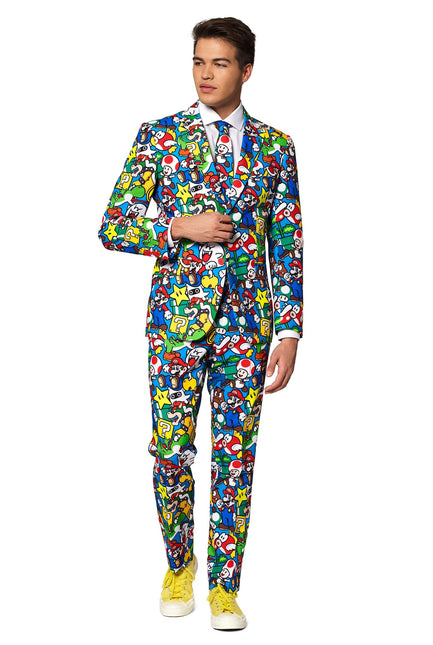 Super Mario kostym för män <tc>OppoSuits</tc>