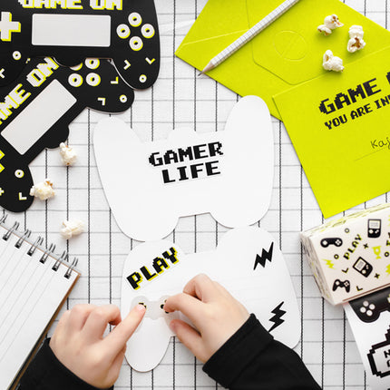 Inbjudningar till spelparty 16cm 6st