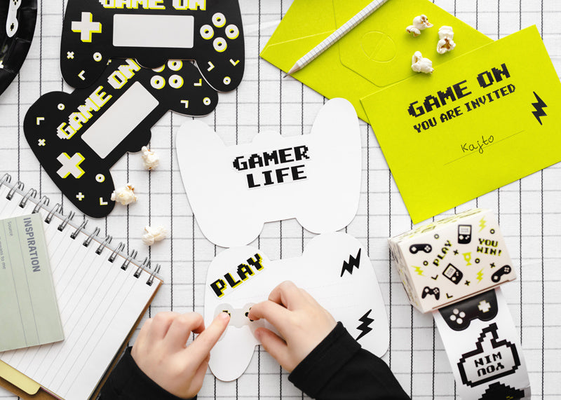 Inbjudningar till spelparty 16cm 6st