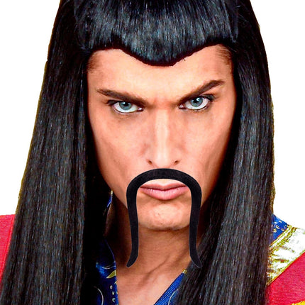 Kinesisk falsk mustasch Svart
