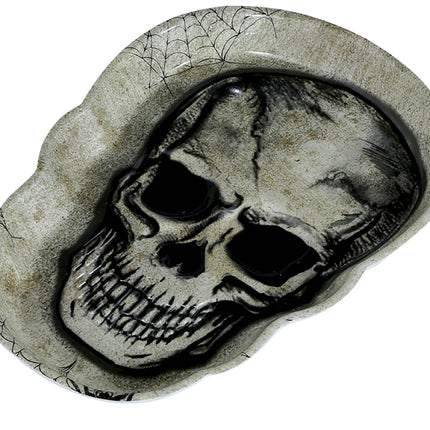 Halloween-bricka Skelett 25 cm