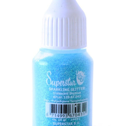 Blå glitter 10gr