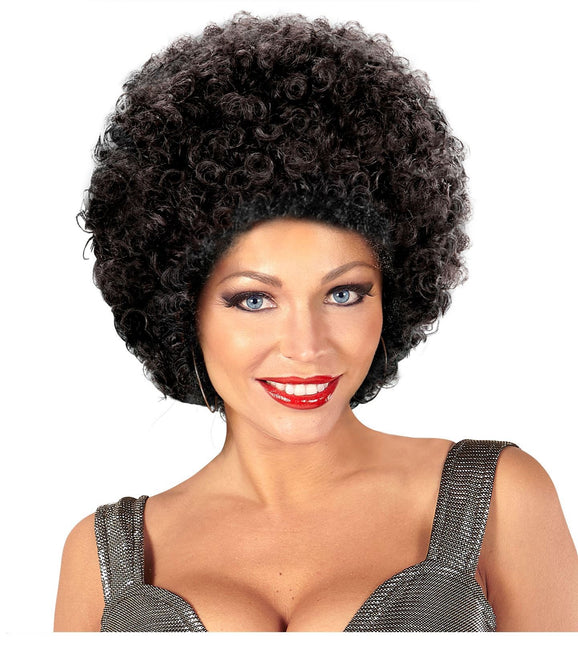 Svart Afro Unisex Peruk