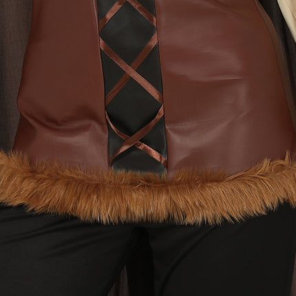 Vikingadräkt Brun Dam