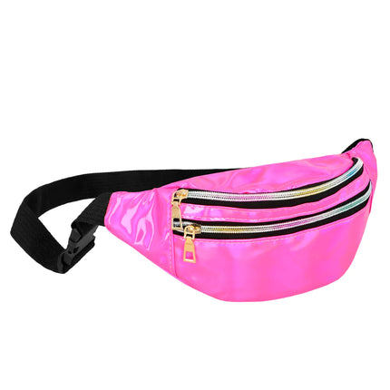 Rosa Hip bag Holografisk