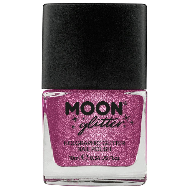 Moon Glitter Holografiskt Nagellack Rosa 14ml