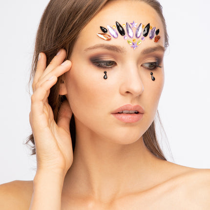 Moon Terror Halloween Ansiktsjuveler Evil Queen