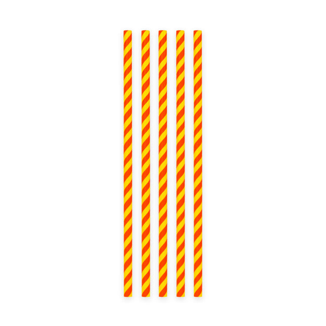 Gula Röda Sugrör Kartong 20st