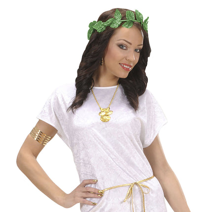 Grön pannbandsgirlang