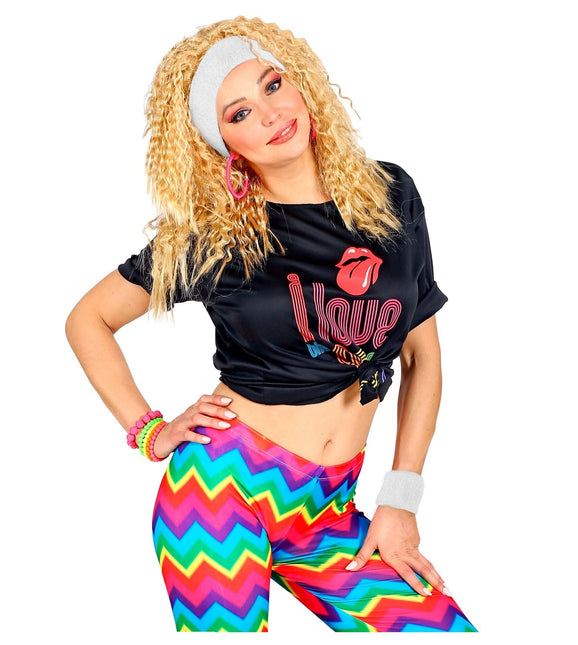 Vita svettband 2 delar