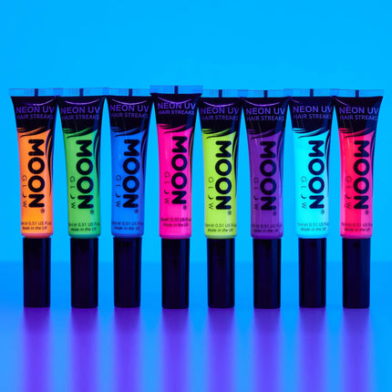 Moon Glow Neon UV hårstrå Intensiv grön 15ml