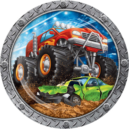 Monster Truck Tallrikar 23cm 8st